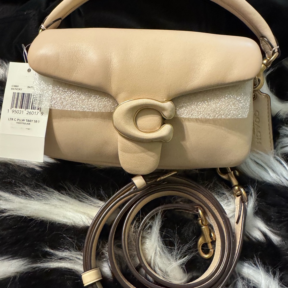 Coach Tan Leather Crossbody Bag